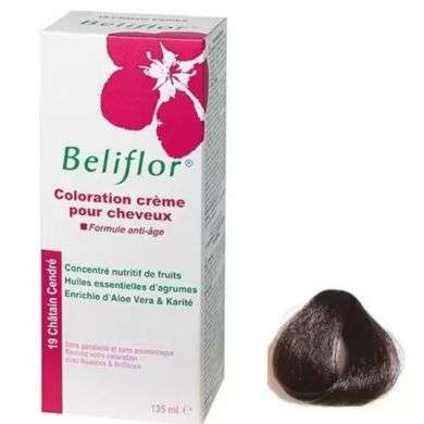 BELIFLOR coloration pour cheveux 19 chatain cendre 135 ml