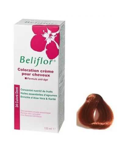 BELIFLOR COLORATION CHEVEUX 24 CUIVRE DORE 135 ML