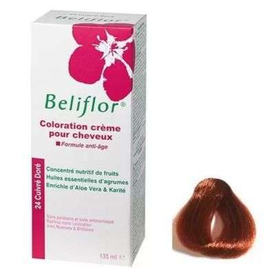 BELIFLOR coloration pour cheveux 24 cuivre dore 135 ml