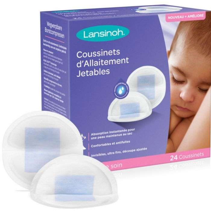 Lansinoh Coussinets D'allaitement Jetables 24 Pièces