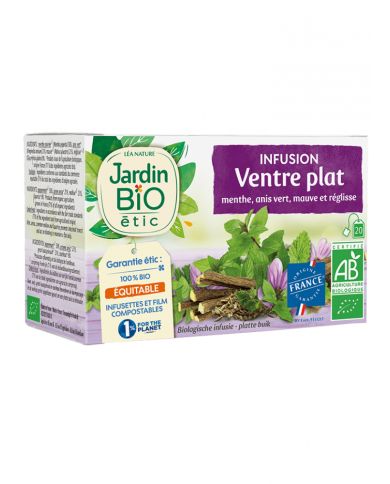 JARDIN BIO INFUSION VENTRE PLAT 20 SACHETS