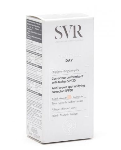 SVR CLAIRIAL DAY CORRECTEUR UNIFORMISANT ANTI TACHES SPF30 30 ML