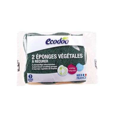 ECODOO Éponges végétales à récurer x2
