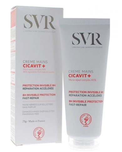 SVR CICAVIT + Crème mains Protection invisible 8h -75g