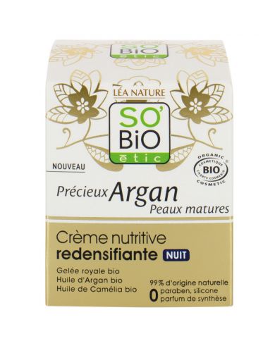 SO BIO CREME NUTRITIVE REDENSIFIANTE NUIT
