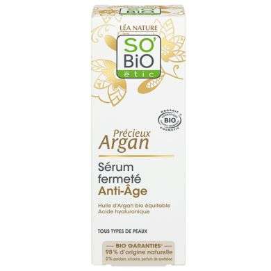 SO BIO Serum fermete anti age tous types de peaux