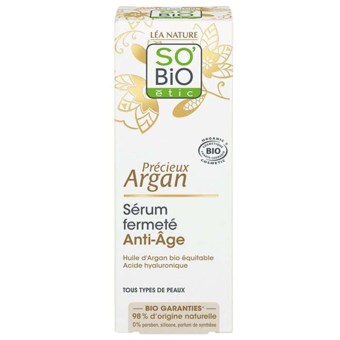 SO BIO Serum fermete anti age tous types de peaux