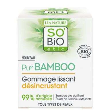 SO BIO Pur bamboo Gommage lissant desincrustant