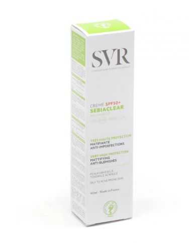 SVR SEBIACLEAR SPF 50+ CREME 40 ML