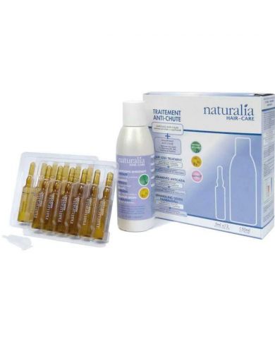 NATURALIA HAIR CARE TRAITEMENT ANTI CHUTE 24 AMPOULES 5 ML+ SHAMPOOING ENERGISSANT 150 ML