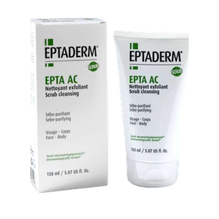 EPTADERM EPTA AC NETTOYANT EXFOLIANT SEBO PURIFIANT VISAGE & CORPS 150ML