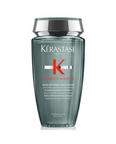 KERASTASE GENESIS HOMME BAIN DE FORCE QUOTIDIEN SHAMPOING FORTIFIANT CHEVEUX FINS 250 ML