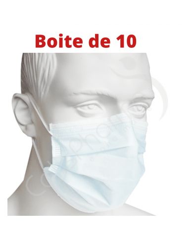 MASQUE DE PROTECTION BOITE DE 10