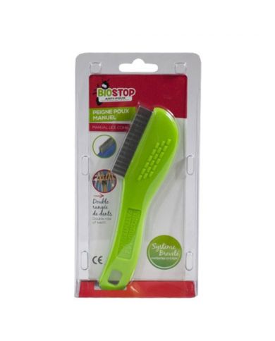 BIOSTOP PEIGNE ANTI POUX VERT