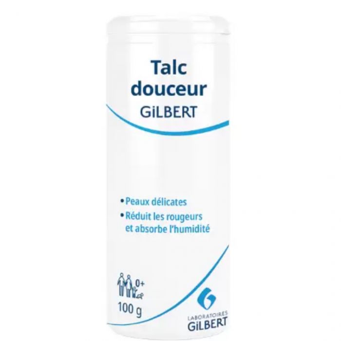 GILBERT TALC DOUCEUR , FLACON POUDREUR 100G