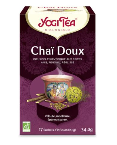 YOGI TEA INFUSION CHAI DOUX 17 SACHETS