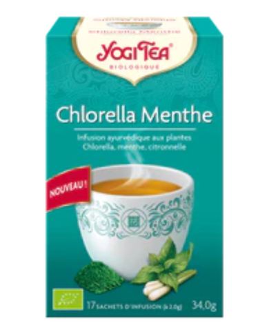 YOGI TEA CHLORELLA MENTHE 17 SACHETS