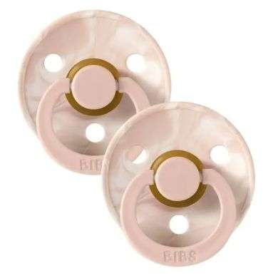  BABYFIVE set de 2 sucettes Blush Ivory 6-18 mois