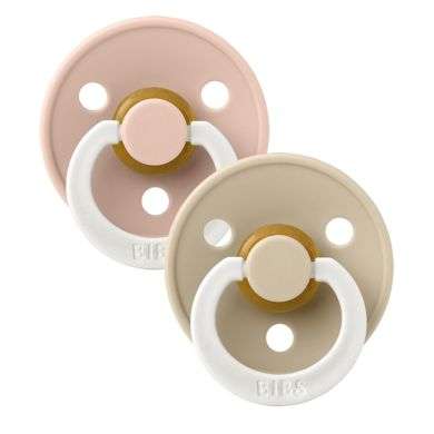 BABYFIVE set de 2 sucettes Blush GLOW / Vanilla GLOW 6-12 mois