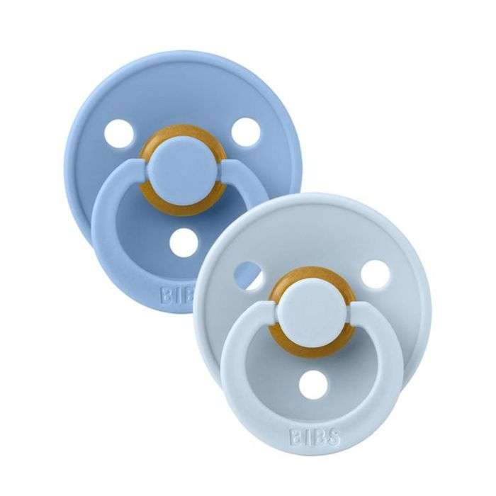 BABYFIVE set de 2 sucettes Sky Blue / Baby Blue 0-6 mois