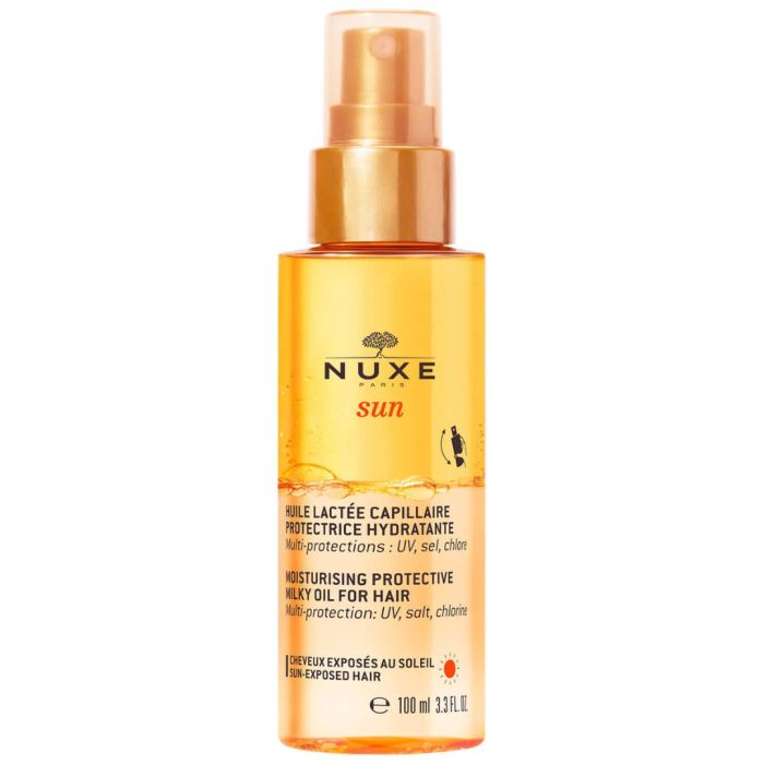 NUXE SUN, Huile Lactée Capillaire Protectrice Hydratante - 100 ml
