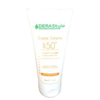 DERASTYLE creme solaire spf 50+ hydratation 24h