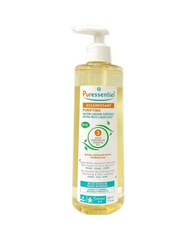 PURESSENTIEL ASSAINISSANT SAVON LIQUIDE SURGRAS 500 ML