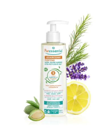 PURESSENTIEL ASSAINISSANT SAVON LIQUIDE SURGRAS 250 ML