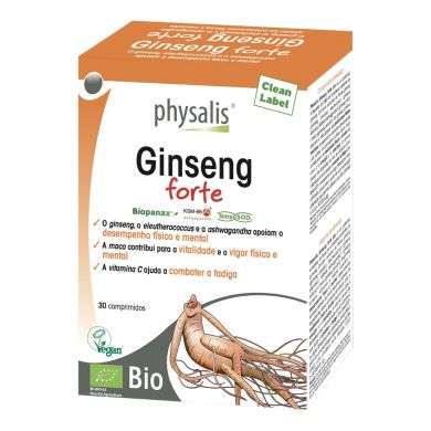 PHYSALIS Ginseng forte 30 comprimes 