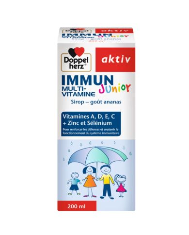 DOPPELHERZ AKTIV MULTI VITAMINE JUNIOR GOUT ANANAS 200 ML