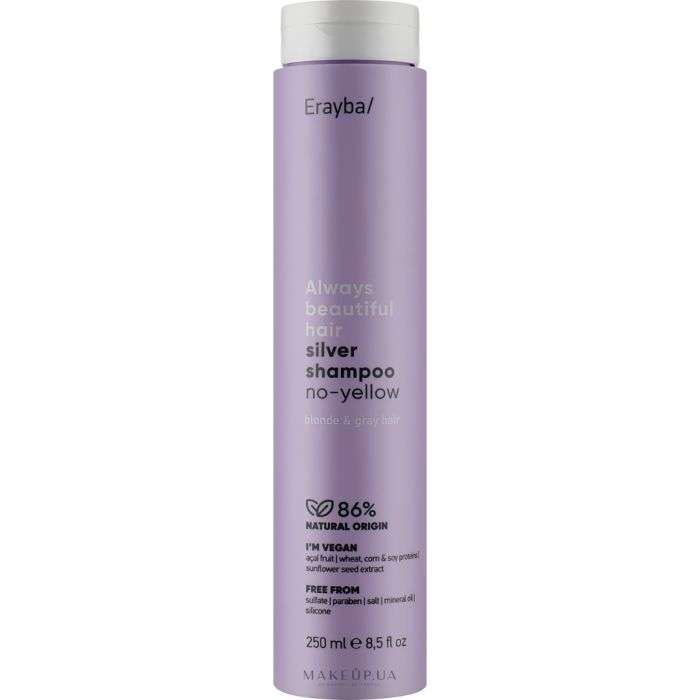 ERAYBA Always Beautiful Hair/Silver Shampoo no-yellow 250ml