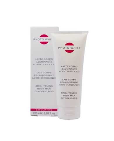 PHOTO WHITE LAIT CORPS ECLAIRCISSANT ACIDE GLYCOLIQUE
