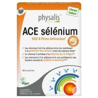 PHYSALIS ACE Selenium 45 comprimes
