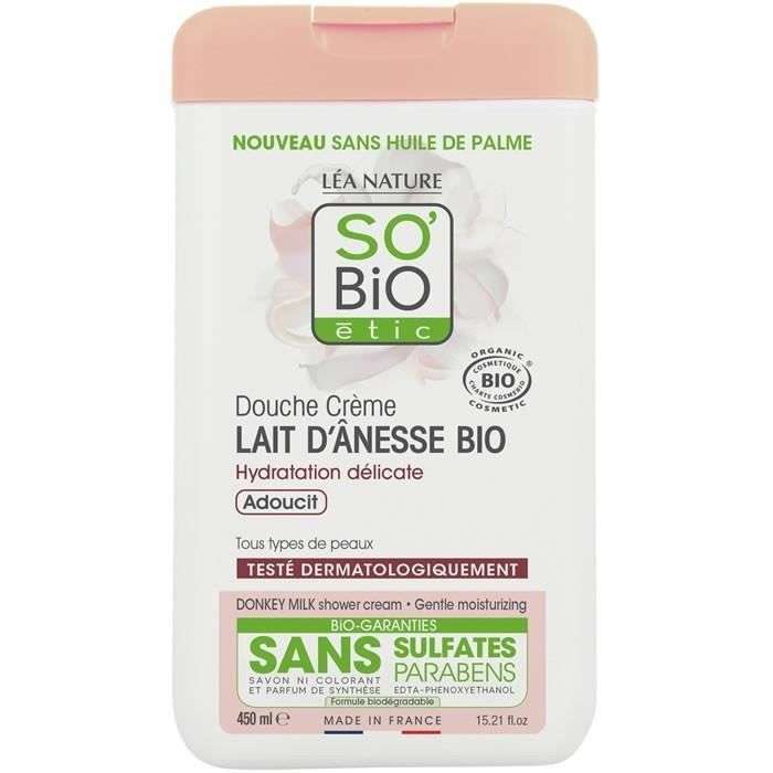 So Bio Douche Crème au Lait D’Ânesse 450Ml 