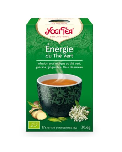 YOGI TEA ENERGIE DU THE VERT 17 SACHETS