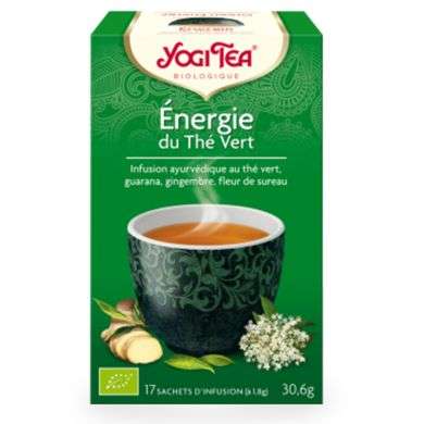 YOGI TEA Energie du the vert 17 sachets