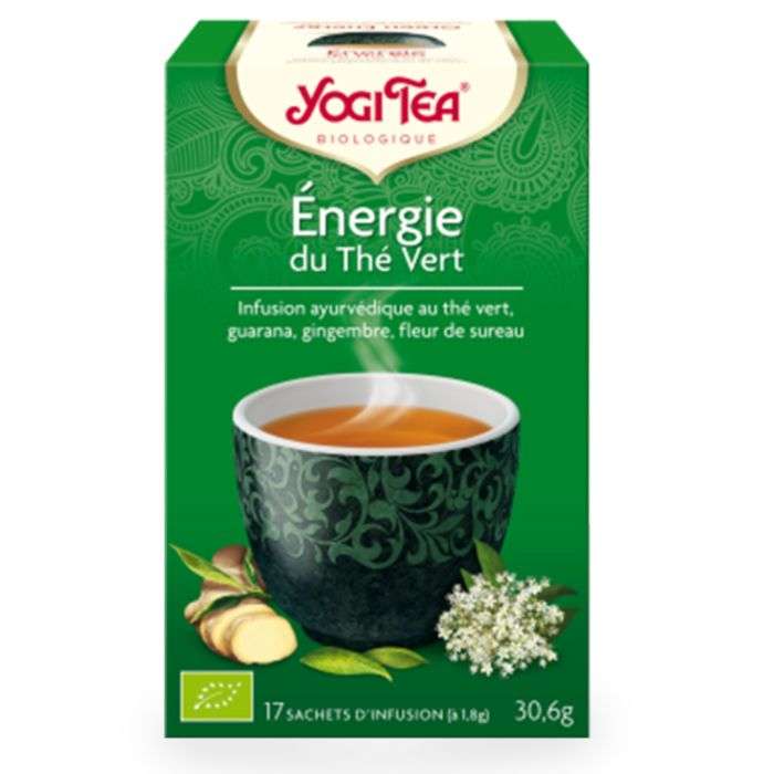 YOGI TEA Energie du the vert 17 sachets