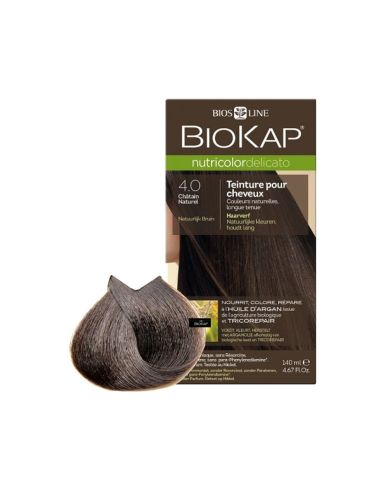 BIOKAP NUTRICOLOR DELICATO N 4 CHATAIN NATUREL