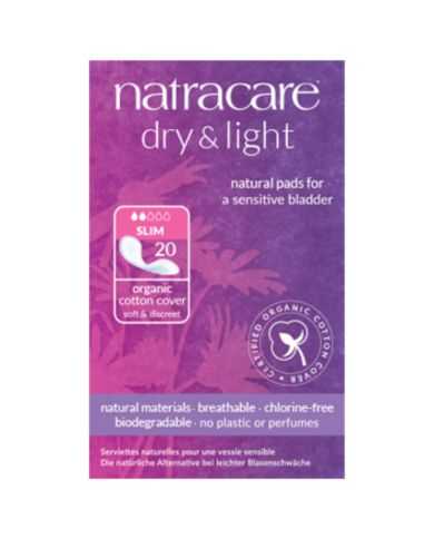 NATRACARE SERVIETTE DRY AND LIGHT 20 UNITES SLIM