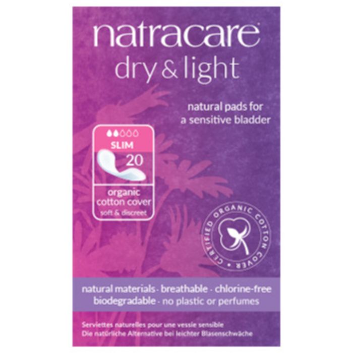 NATRACARE Serviette dry and light pour légère incontinence 20 u