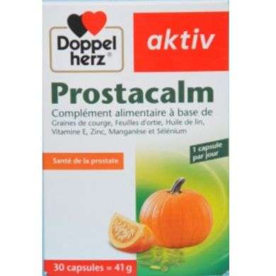 DOPPELHERZ Prostacalm sante de la prostate 30 capsules