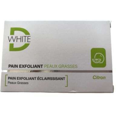 D-White pain exfoliant peaux grasse citron