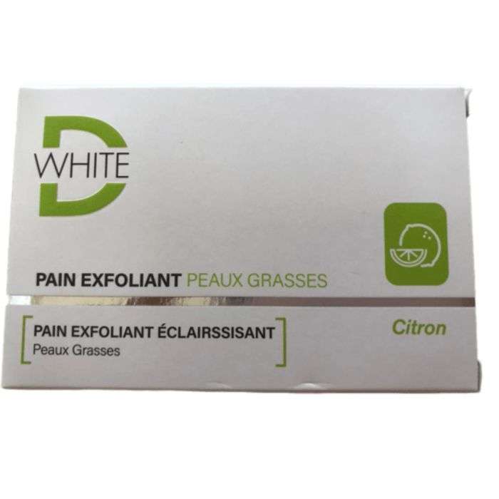 D-White pain exfoliant peaux grasse citron
