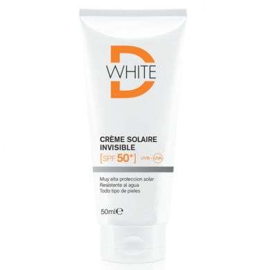 D-white creme solaire invisible spf 50+