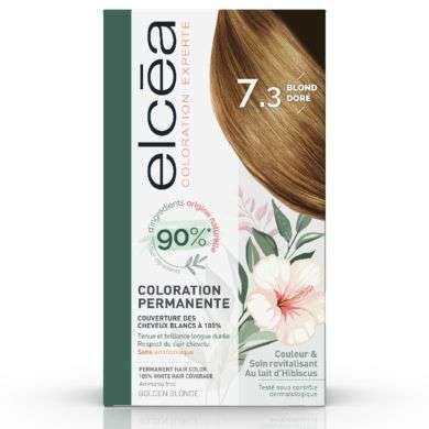 ELCEA coloration permanente 7,3 blond dore