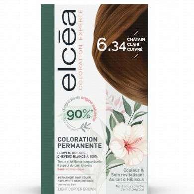 ELCEA coloration permanente 6,34 chatin claire
