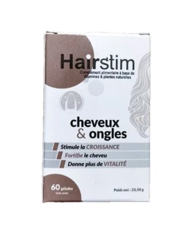 HAIRSTIM cheveux et ongles 60 gélules