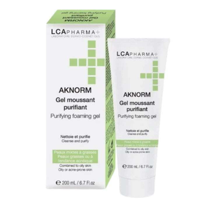 LCA PHARMA AKNORM GEL moussant purifiant peaux grasses 200ml