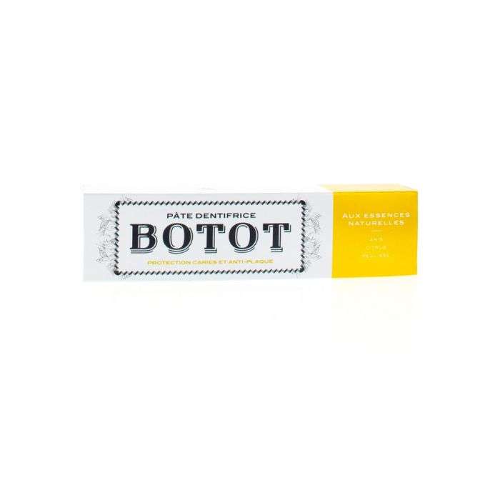 BOTOT DENTIFRICE JAUNE ANIS CITRUS REGLISE 75ML