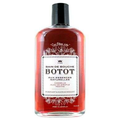 BOTOT Bain de bouche aux essences naturels (Cannelle, clou de Girofle, menthe)